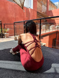 Long Macramé Jumpsuit